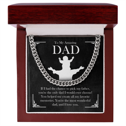 Amazing Dad Cuban Chain
