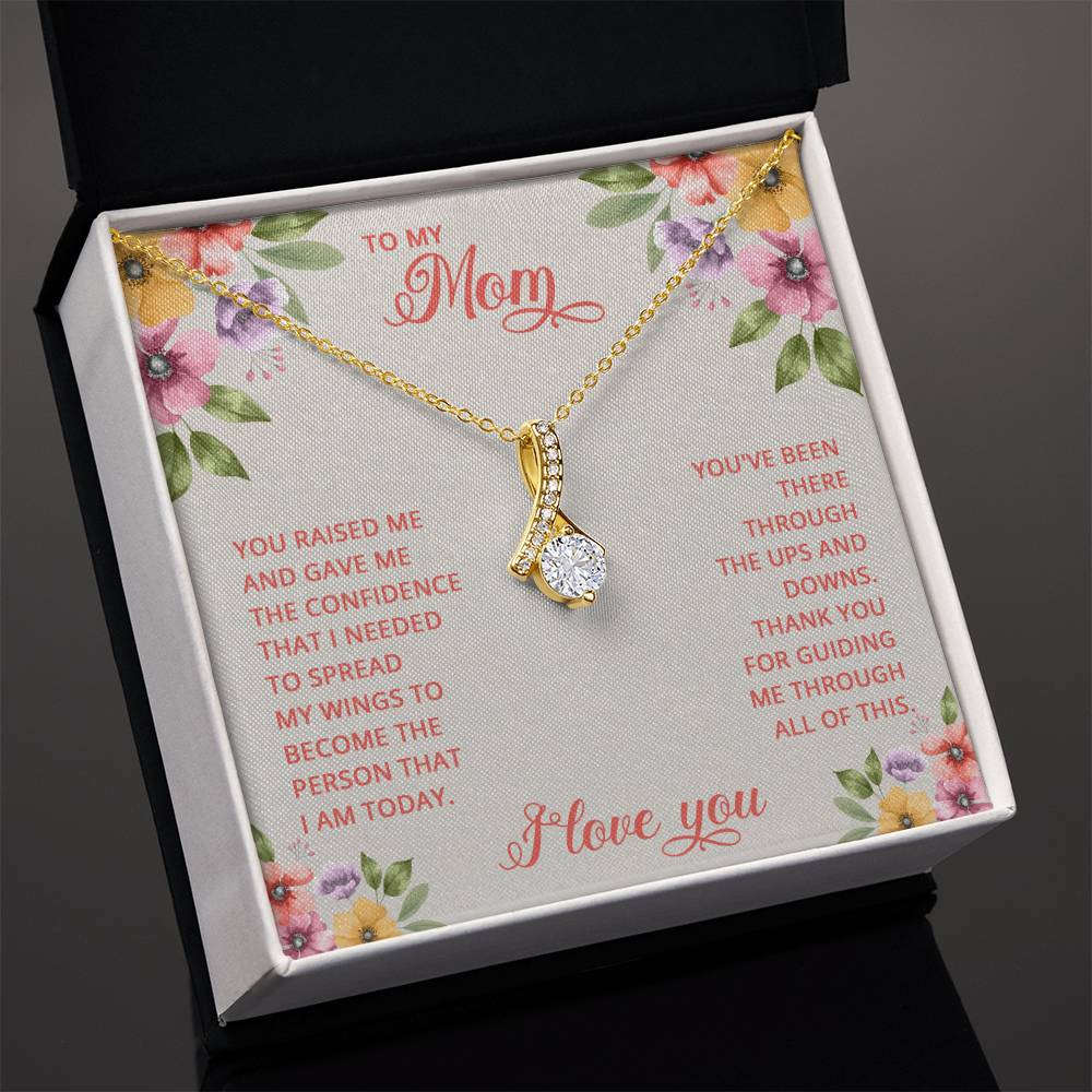 To My Mom - There's No Love Like a Love for a Mother - Alluring Beauty Necklace