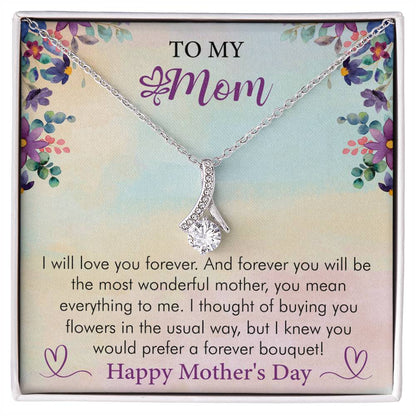 Mother: I Will Love You Forever - Alluring Beauty Necklace