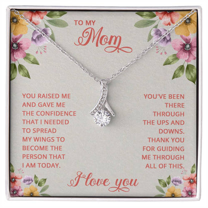To My Mom - There's No Love Like a Love for a Mother - Alluring Beauty Necklace