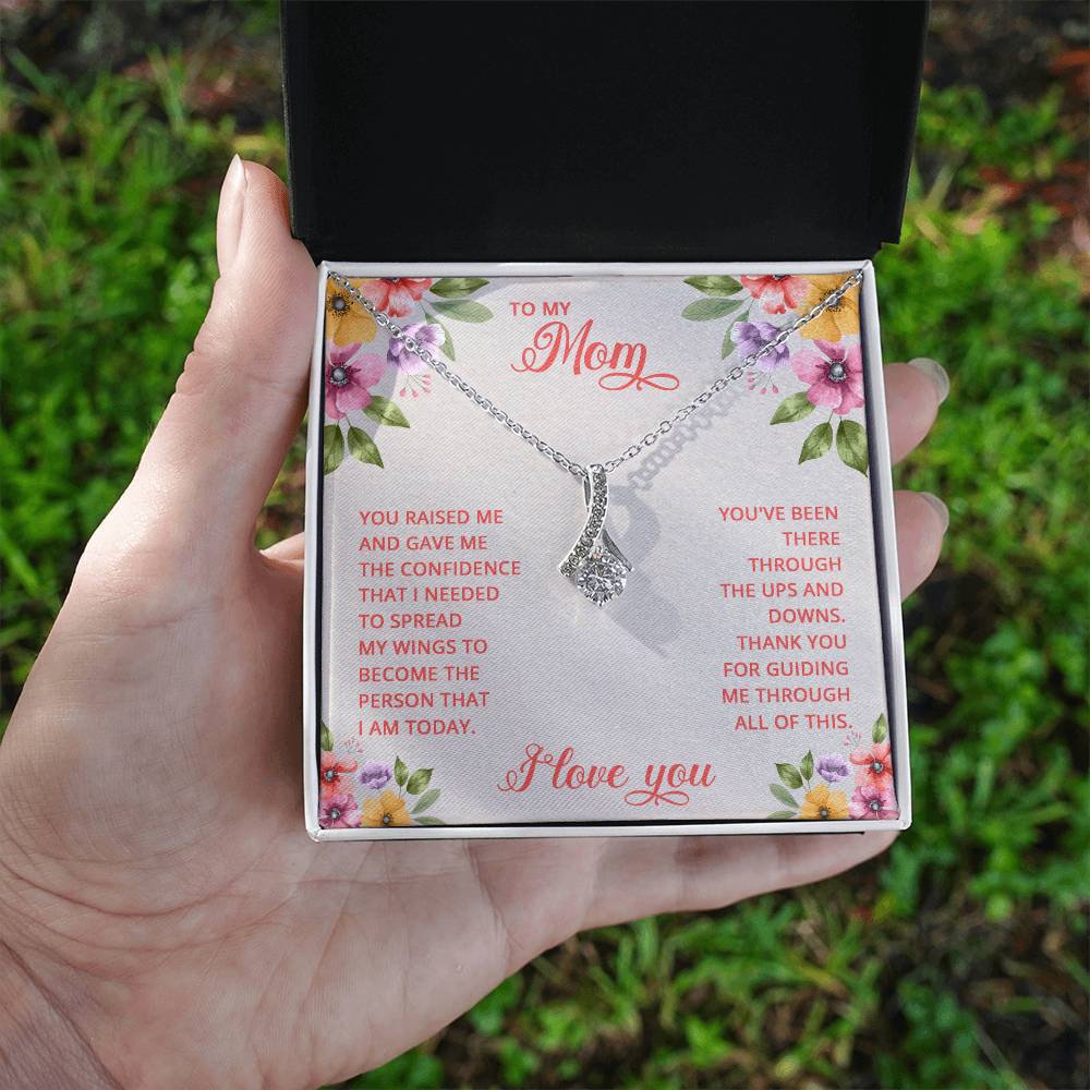 To My Mom - There's No Love Like a Love for a Mother - Alluring Beauty Necklace