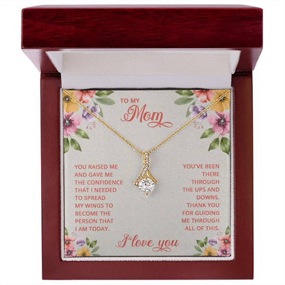 To My Mom - There's No Love Like a Love for a Mother - Alluring Beauty Necklace
