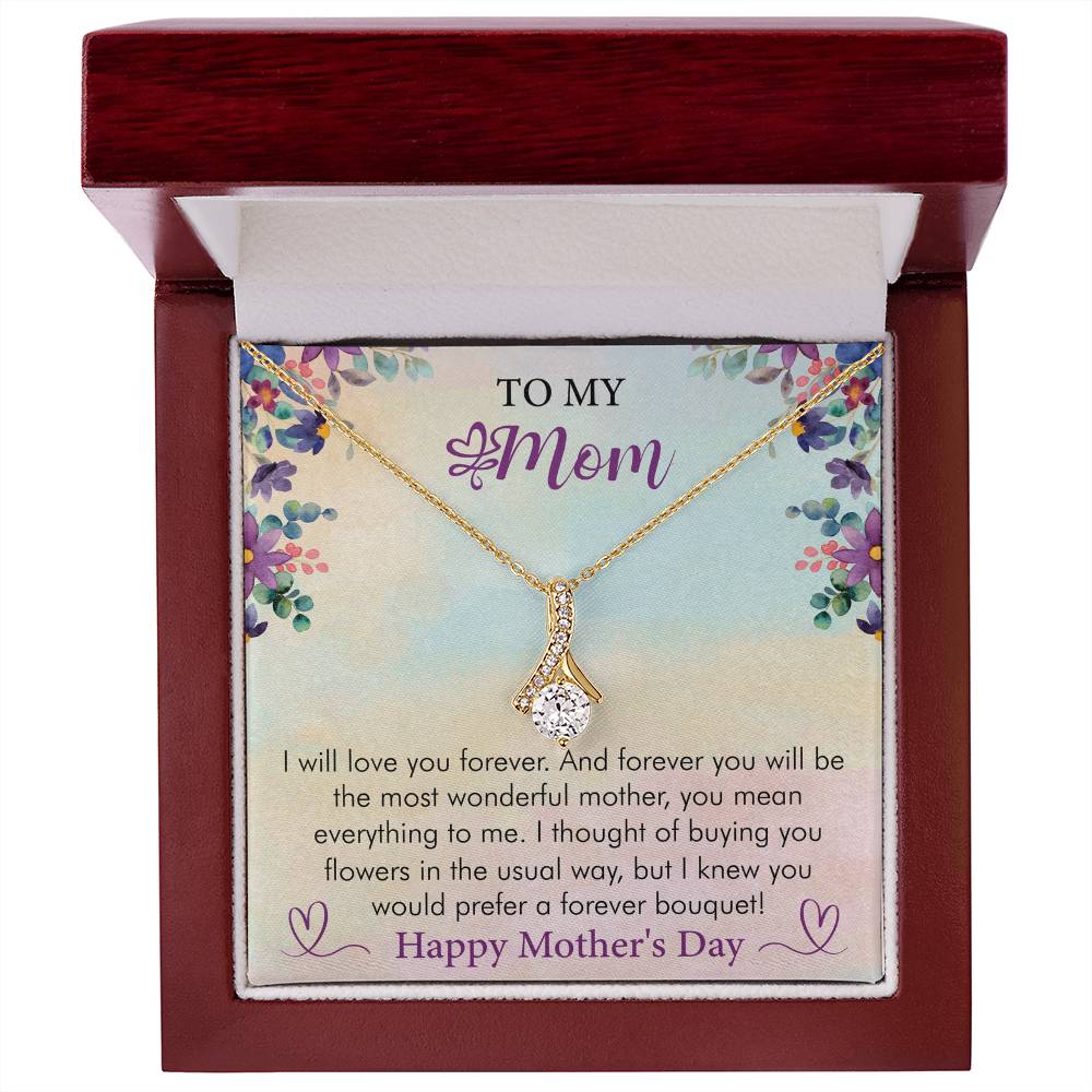 Mother: I Will Love You Forever - Alluring Beauty Necklace