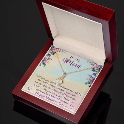 Mother: I Will Love You Forever - Alluring Beauty Necklace