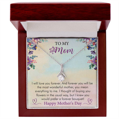 Mother: I Will Love You Forever - Alluring Beauty Necklace