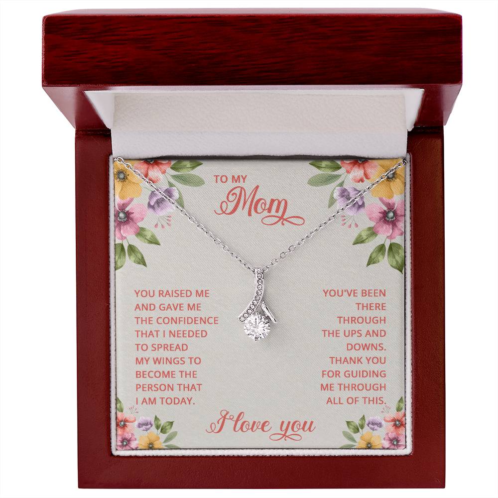 To My Mom - There's No Love Like a Love for a Mother - Alluring Beauty Necklace