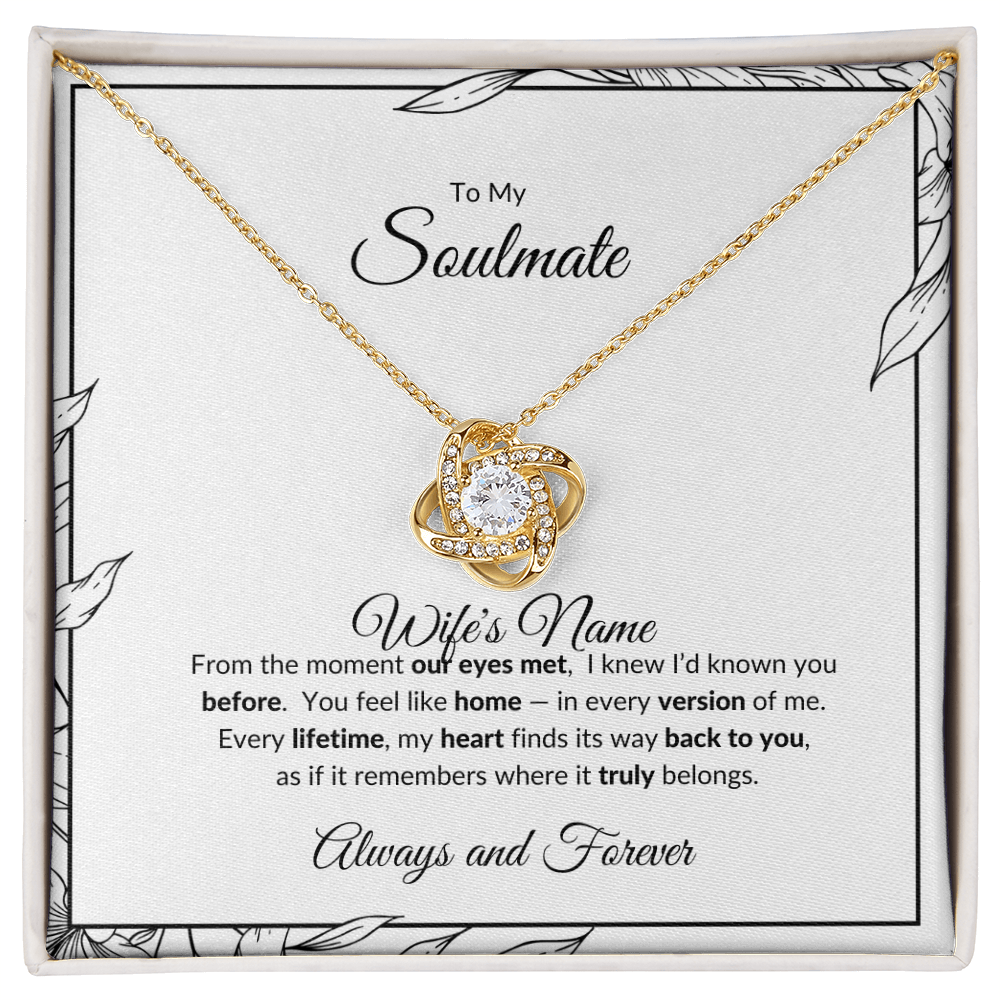To My Soulmate: The Moment Our Eyes Met