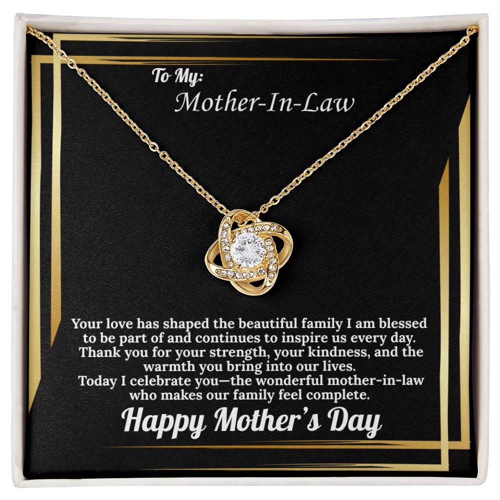 To Mother-In-Law Love Knot Mother's Day Gift