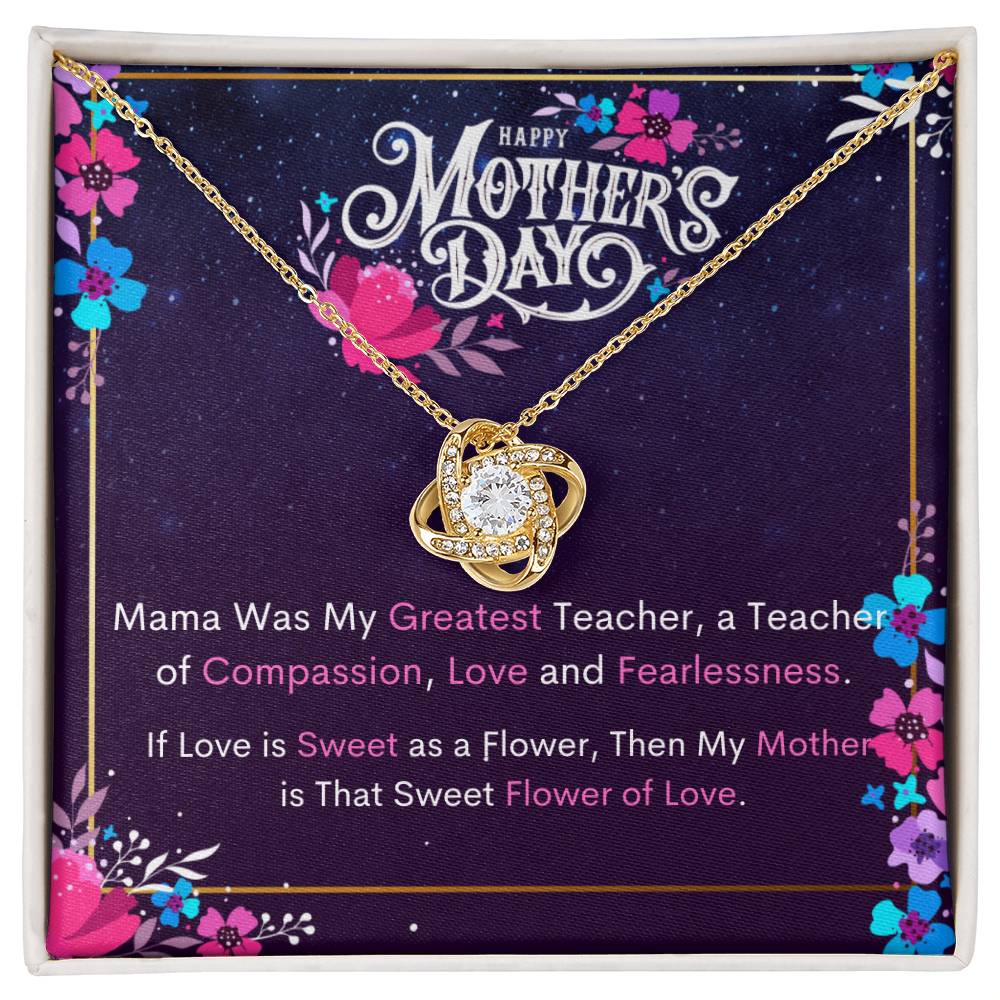 Happy Mother's Day - Celebrate Mom's Unbreakable Love! - Love Knot Necklace