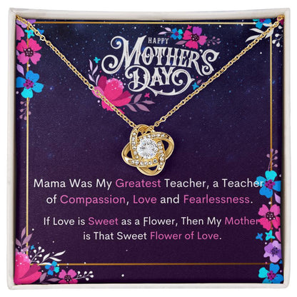 Happy Mother's Day - Celebrate Mom's Unbreakable Love! - Love Knot Necklace