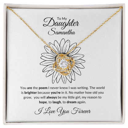 To My Daughter: You Are The Poem I Never Knew