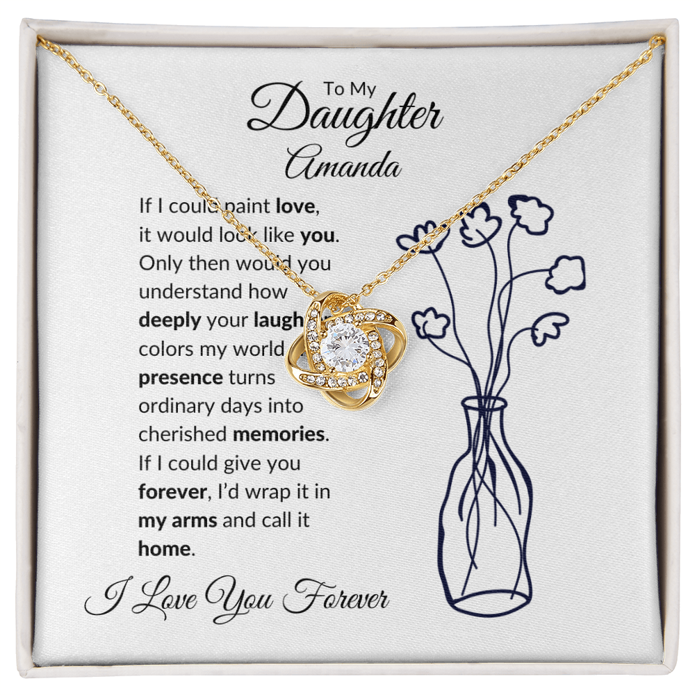 To My Daughter: If I Could Paint Love