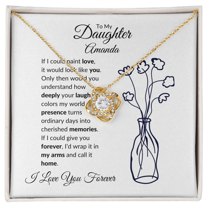 To My Daughter: If I Could Paint Love