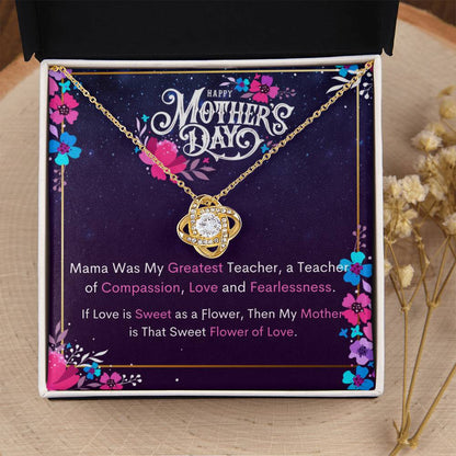 Happy Mother's Day - Celebrate Mom's Unbreakable Love! - Love Knot Necklace