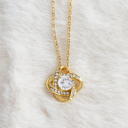 Compassionate Love Pendant: Mama's Wisdom - Happy Mother's Day - Love Knot Necklace