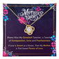 Compassionate Love Pendant: Mama's Wisdom - Happy Mother's Day - Love Knot Necklace