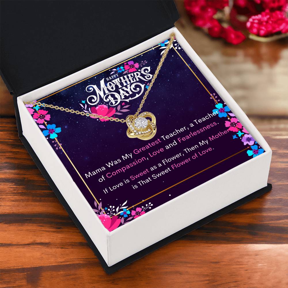 Happy Mother's Day - Celebrate Mom's Unbreakable Love! - Love Knot Necklace