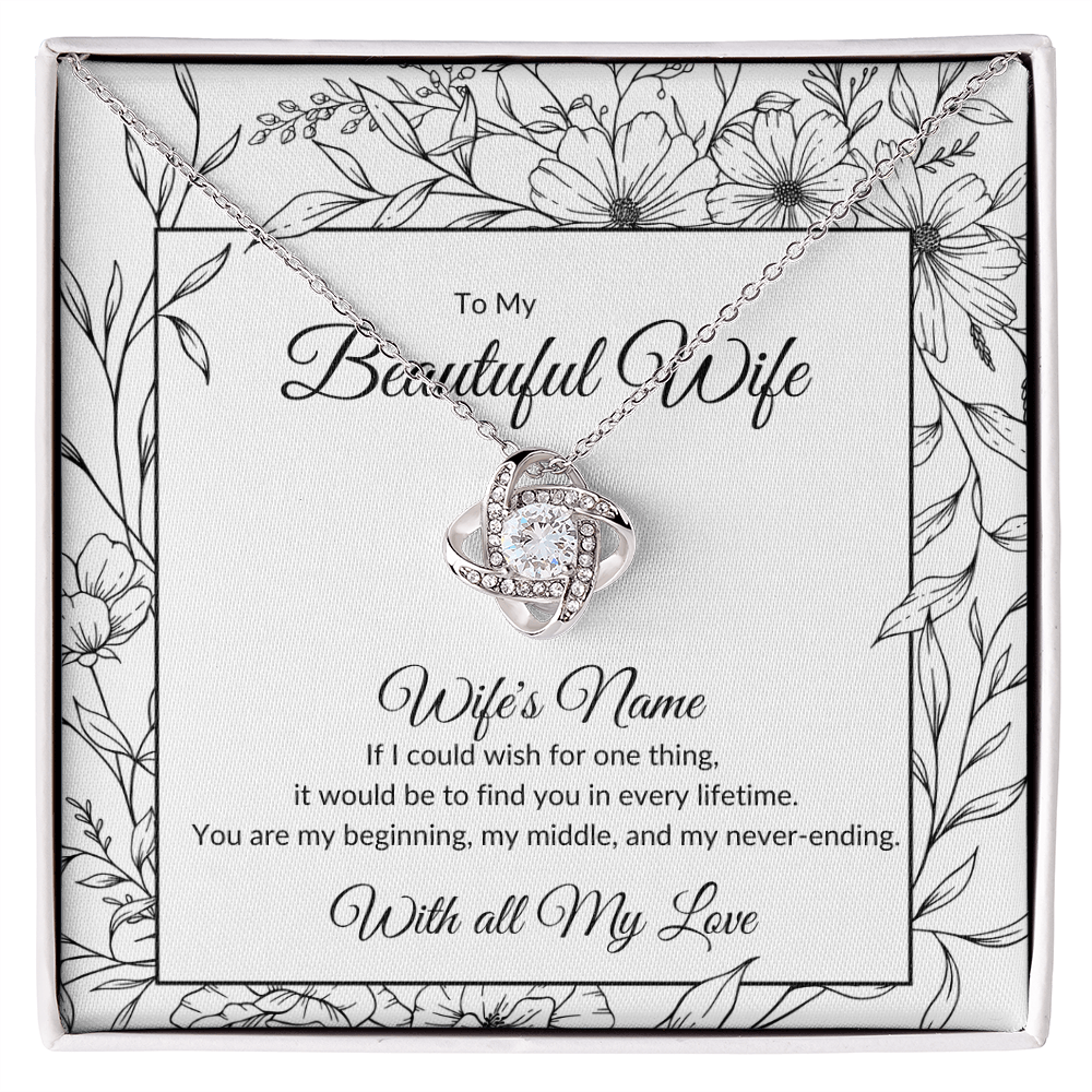 To My Wife: If I Could Wish For One Thing