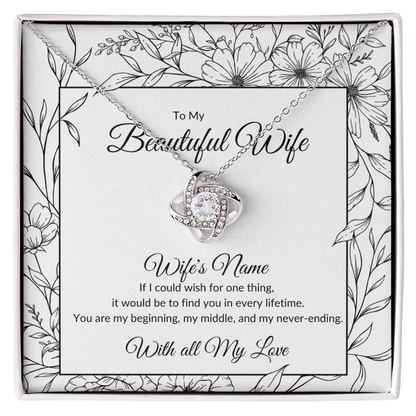 To My Wife: If I Could Wish For One Thing