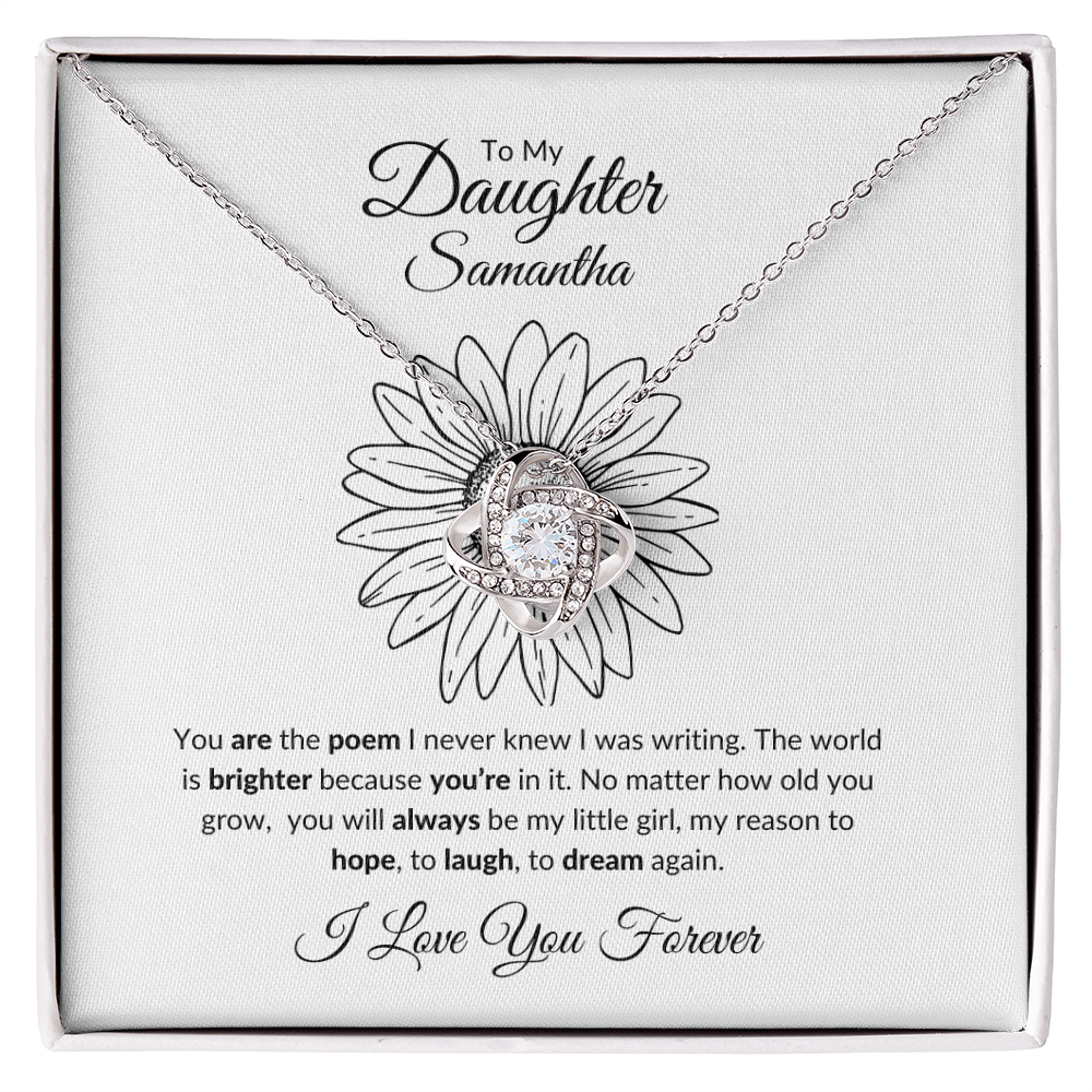 To My Daughter: You Are The Poem I Never Knew