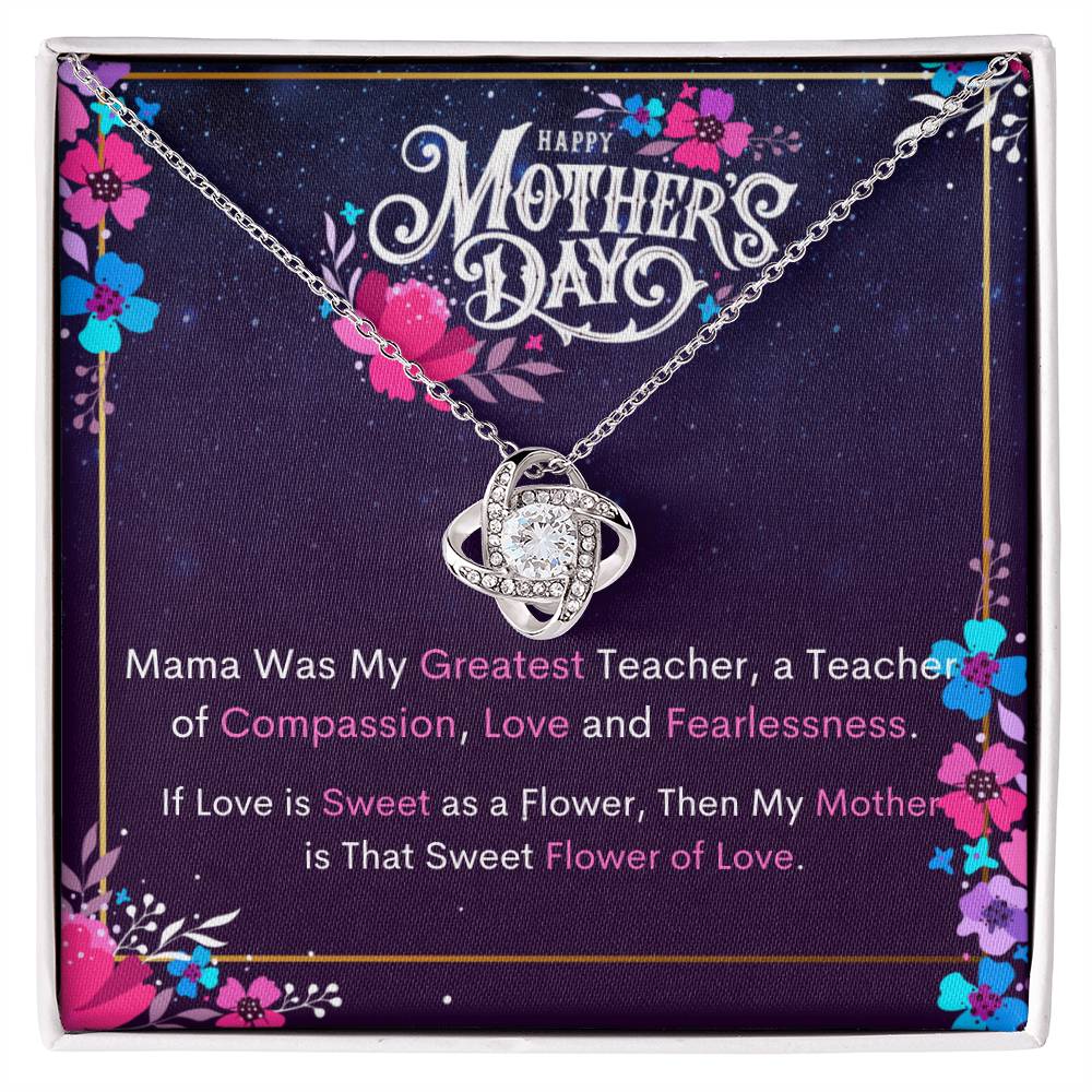 Happy Mother's Day - Celebrate Mom's Unbreakable Love! - Love Knot Necklace