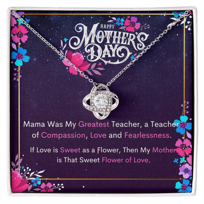 Happy Mother's Day - Celebrate Mom's Unbreakable Love! - Love Knot Necklace
