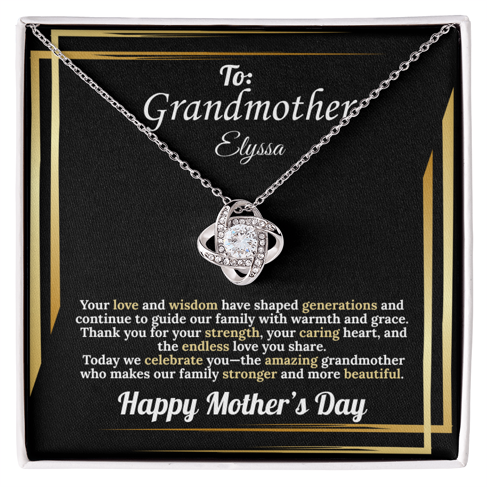 To Grandmother: Your Love and Wisdom Have Shaped Generations