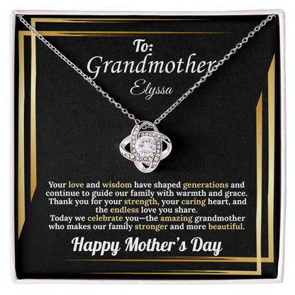 To Grandmother: Your Love and Wisdom Have Shaped Generations