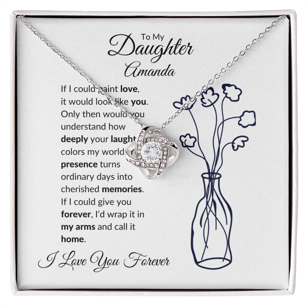 To My Daughter: If I Could Paint Love