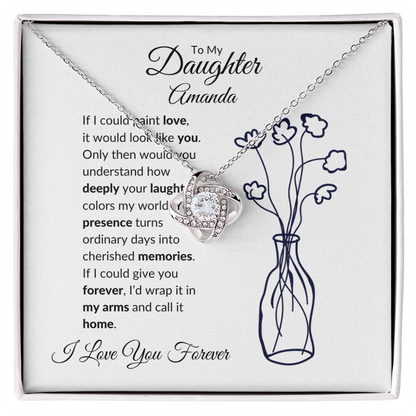 To My Daughter: If I Could Paint Love