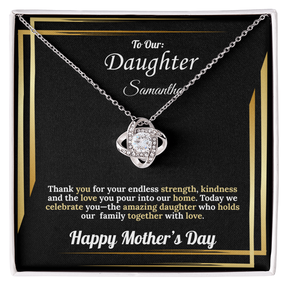 To Our Daughter: Thank You for Your Endless Strength