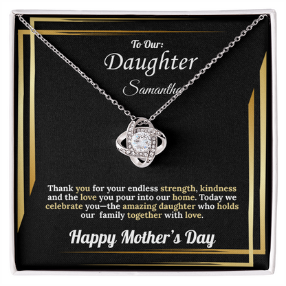 To Our Daughter: Thank You for Your Endless Strength