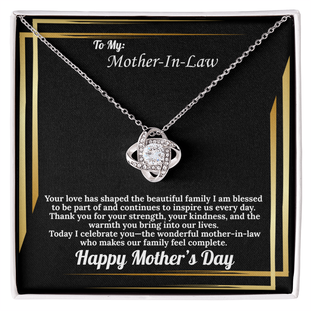 To Mother-In-Law Love Knot Mother's Day Gift