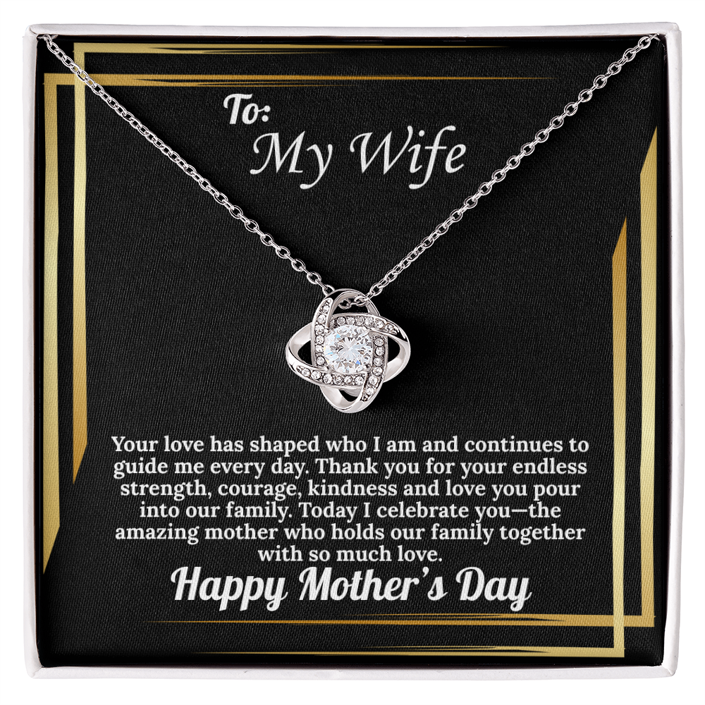 To My Wife Love Knot Mother's Day