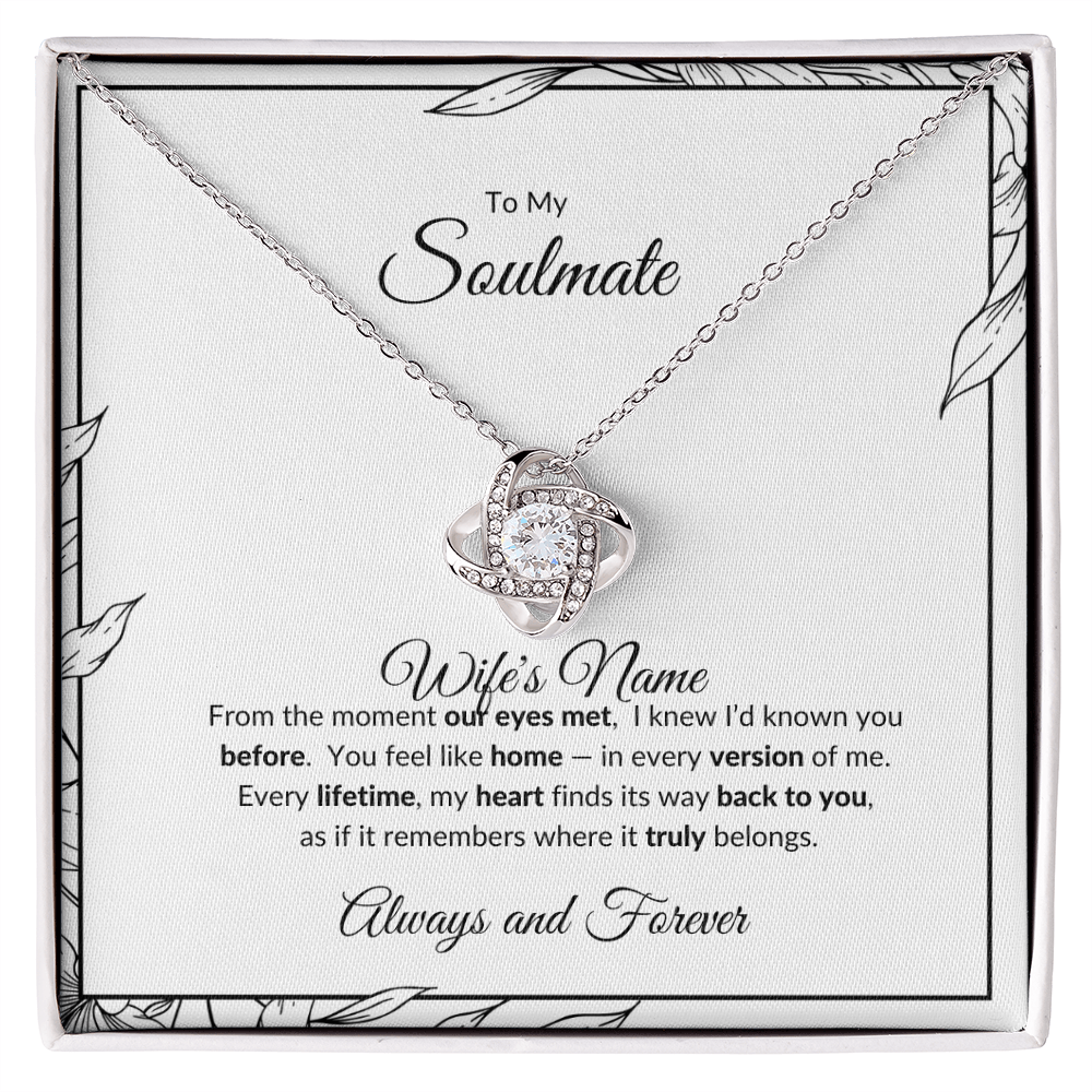 To My Soulmate: The Moment Our Eyes Met