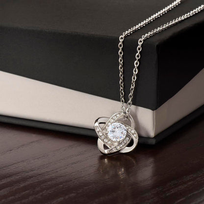 Happy Mother's Day - Celebrate Mom's Unbreakable Love! - Love Knot Necklace