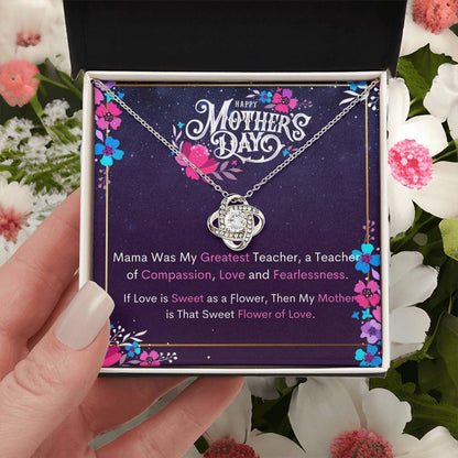 Happy Mother's Day - Celebrate Mom's Unbreakable Love! - Love Knot Necklace