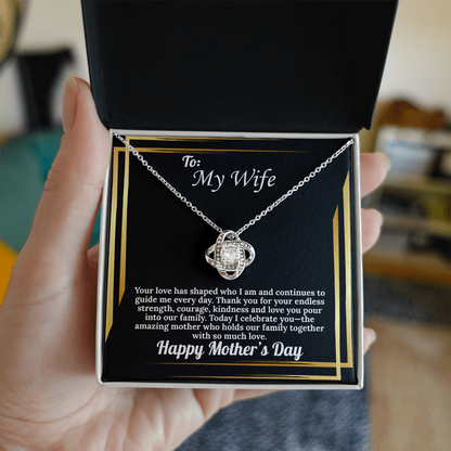 To My Wife Love Knot Mother's Day