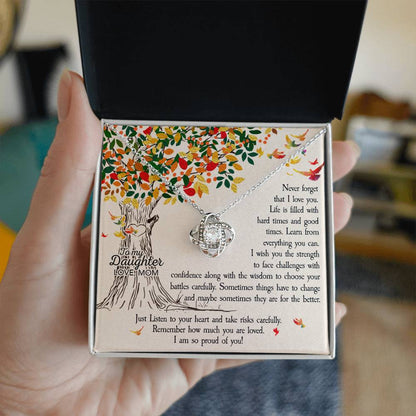 Mother to Daughter - So Proud of You! Necklace