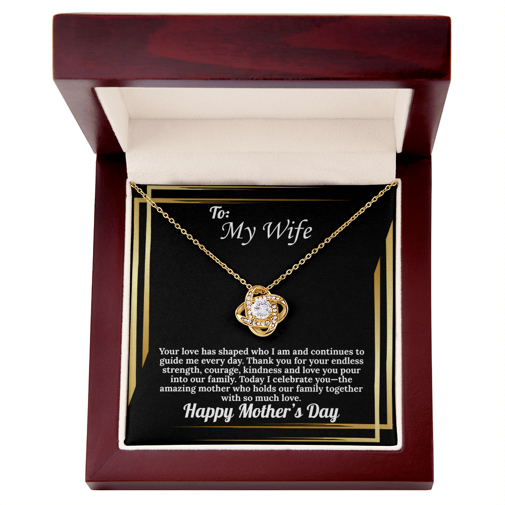To My Wife Love Knot Mother's Day