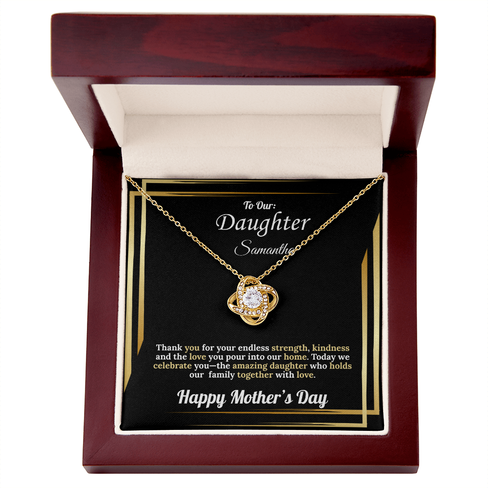 To Our Daughter: Thank You for Your Endless Strength