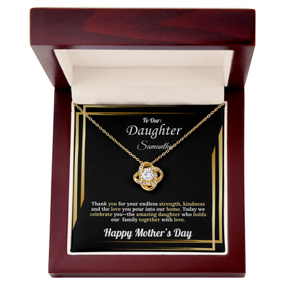 To Our Daughter: Thank You for Your Endless Strength
