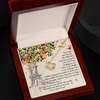 Mother to Daughter - So Proud of You! Necklace