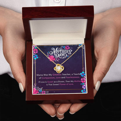 Happy Mother's Day - Celebrate Mom's Unbreakable Love! - Love Knot Necklace