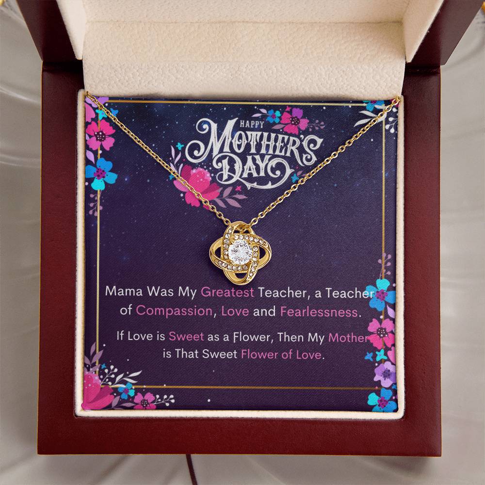 Happy Mother's Day - Celebrate Mom's Unbreakable Love! - Love Knot Necklace