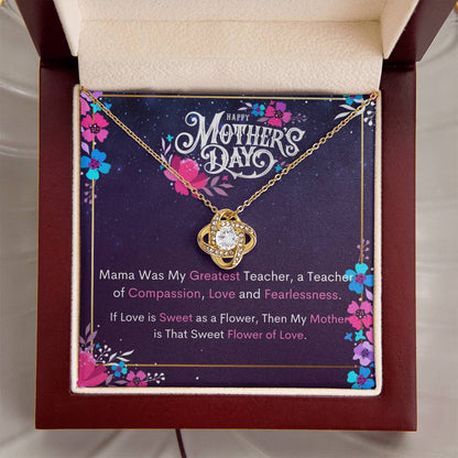 Happy Mother's Day - Celebrate Mom's Unbreakable Love! - Love Knot Necklace