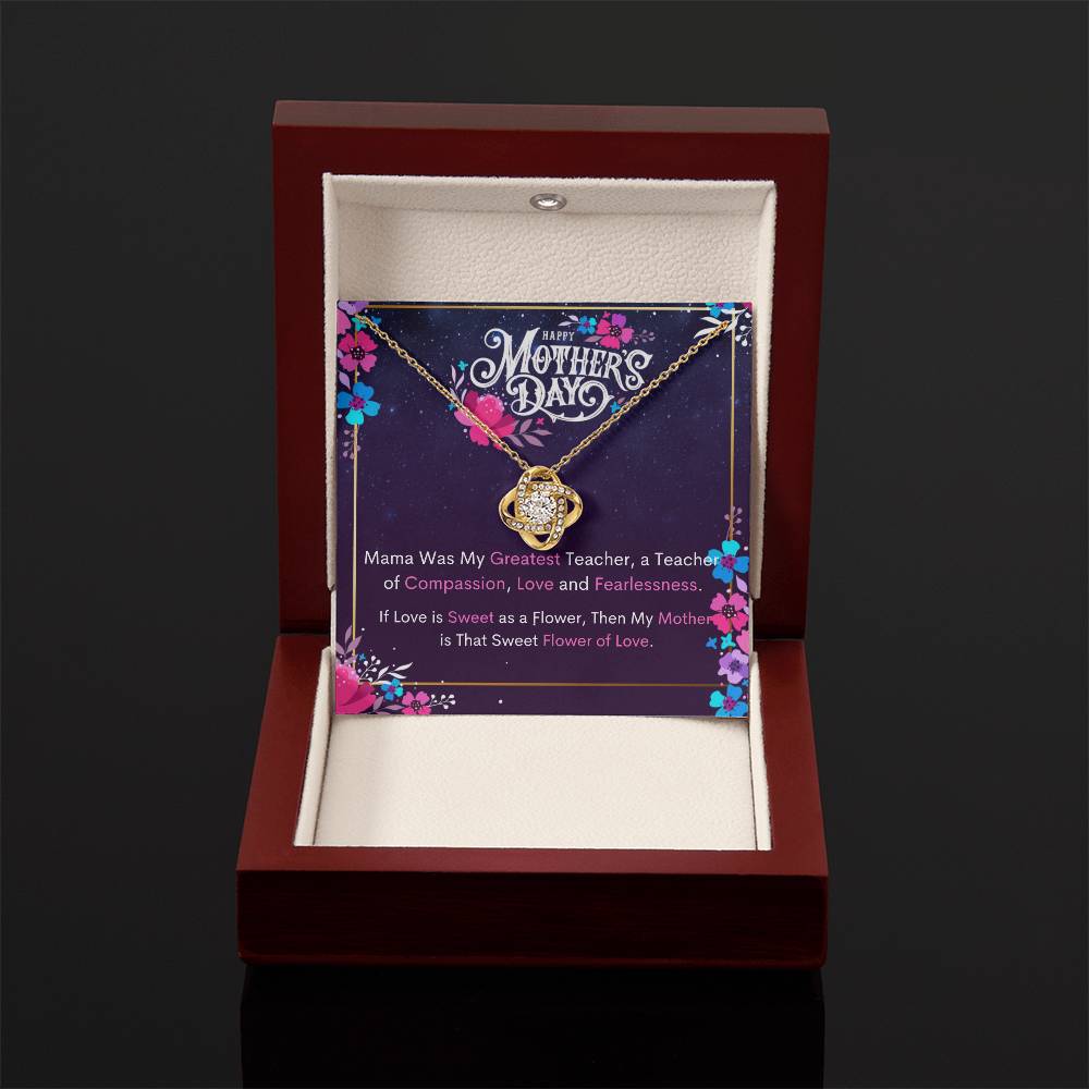 Happy Mother's Day - Celebrate Mom's Unbreakable Love! - Love Knot Necklace