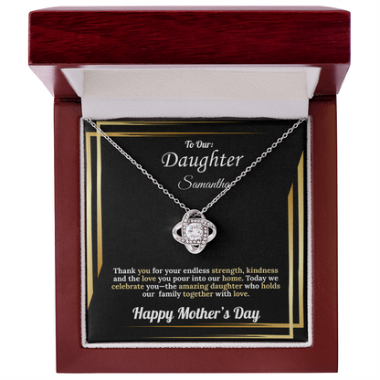 To Our Daughter: Thank You for Your Endless Strength