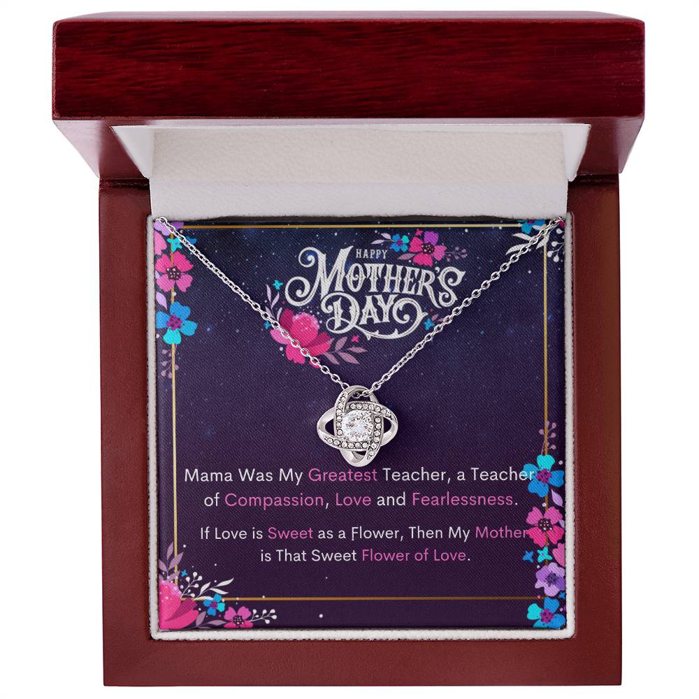Happy Mother's Day - Celebrate Mom's Unbreakable Love! - Love Knot Necklace