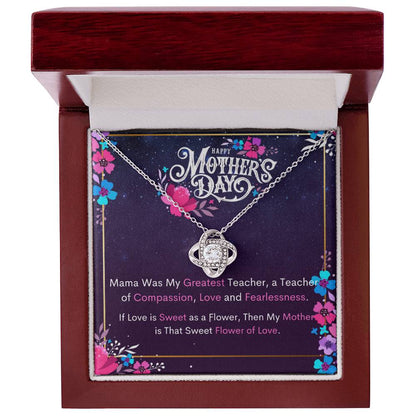 Happy Mother's Day - Celebrate Mom's Unbreakable Love! - Love Knot Necklace